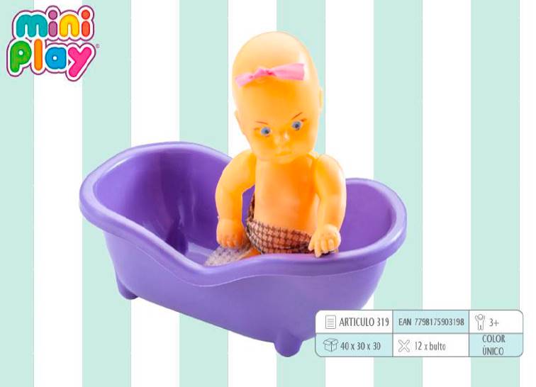 MP * EL BEBE EN SU BAÑERA 17*10
