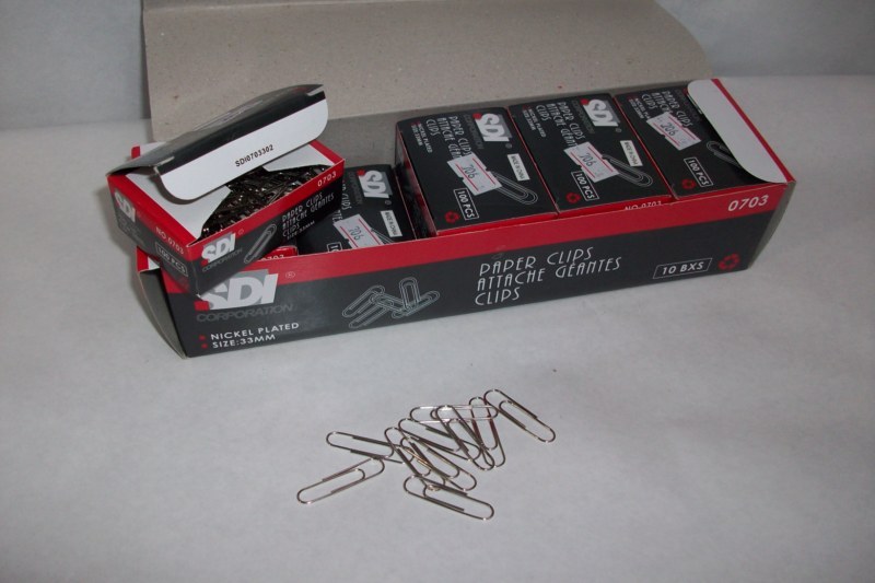 CLIP SDI Nº 3 NIQUELADOS X 100 UNID