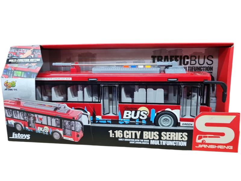 COLECTIVO TROLEBUS C/SONIDO 33X15CM