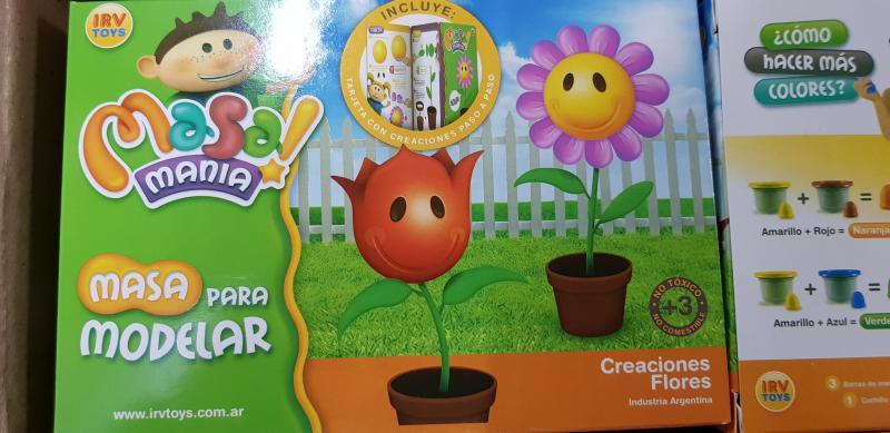 MASA* JGO FLORES X 6 PZ