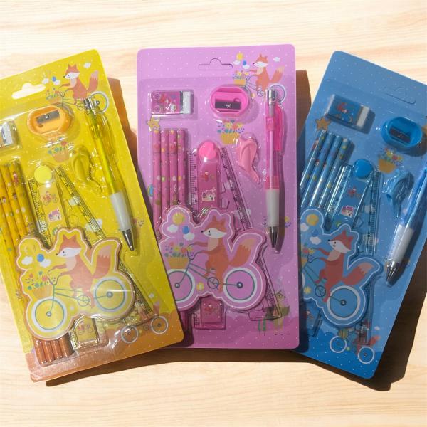 SET ESCOLAR X9 C/ REGLA EXTENSIBLE