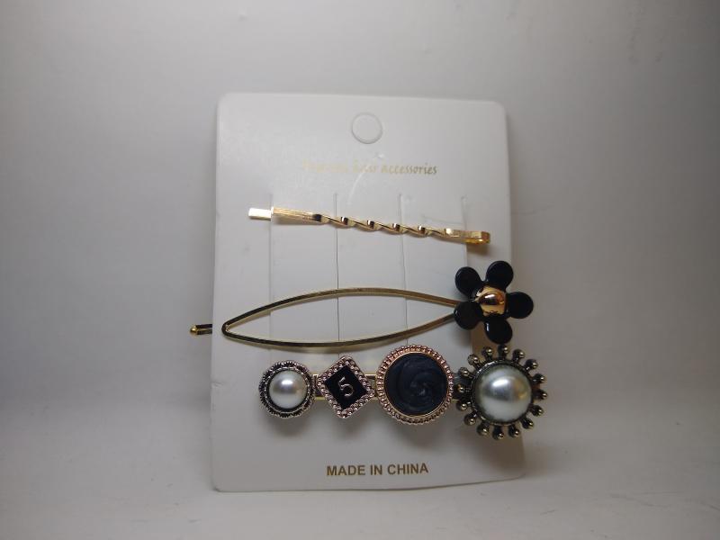 SET PICO PATO+INVISIBLES PERLA/FLOR X 3 UNID