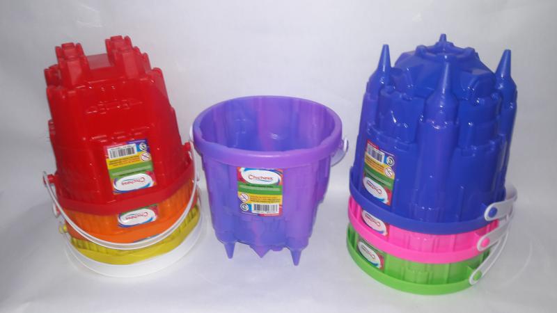 BALDE PLAYA F/CASTILLO 18CM