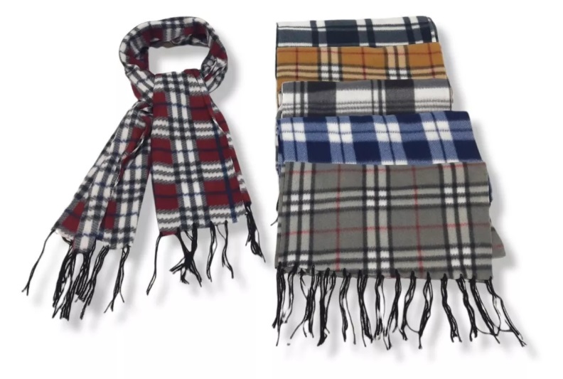 BUFANDA ESCOCESA POLAR 30X150CM