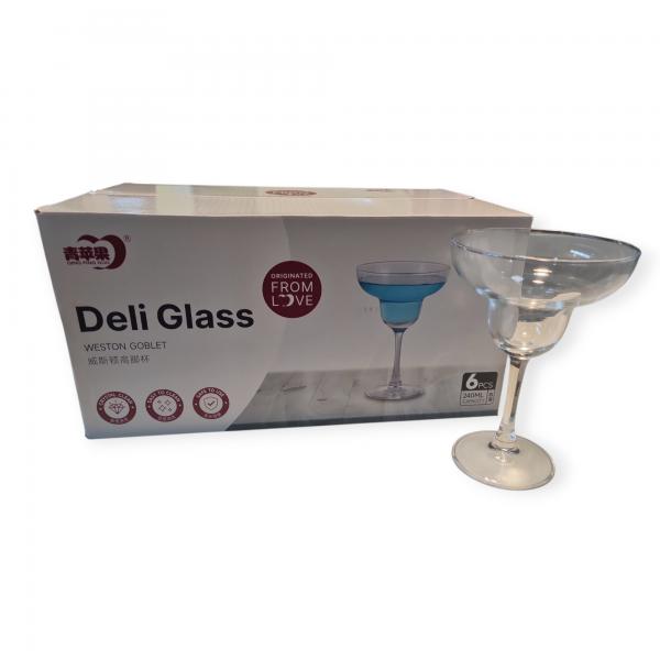 COPA VIDRIO P/TRAGOS 240ML X 6 UNID