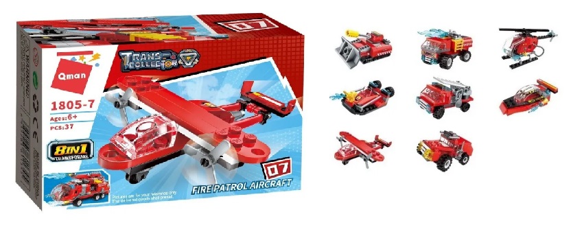 LEGO * BOMBERO WATER CANNON 13X9CM