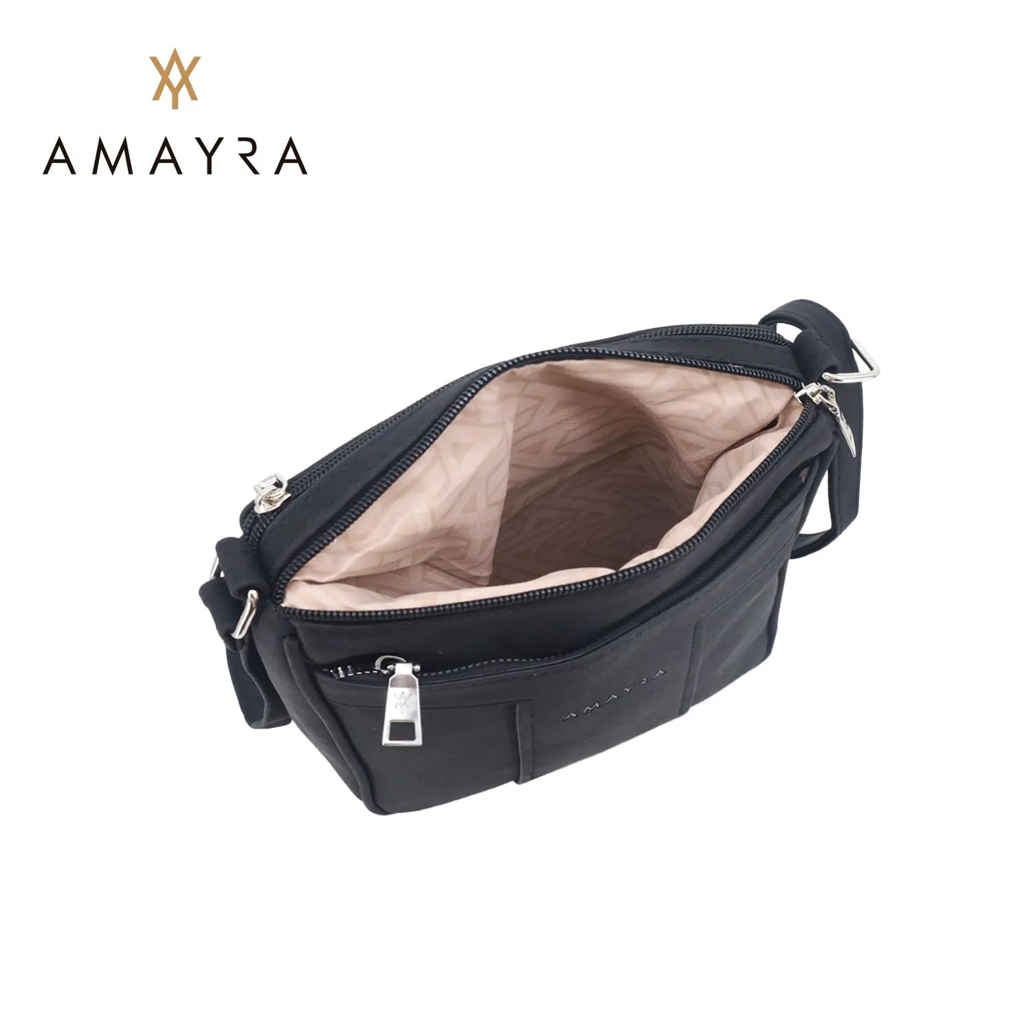 BANDOLERA CARTERA CIERRE SUP 23*21*6 NEGRA