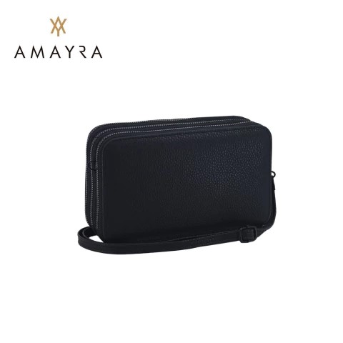 BANDOLERA PORTACELULAR AMAYRA 14*20*6 NEGRA