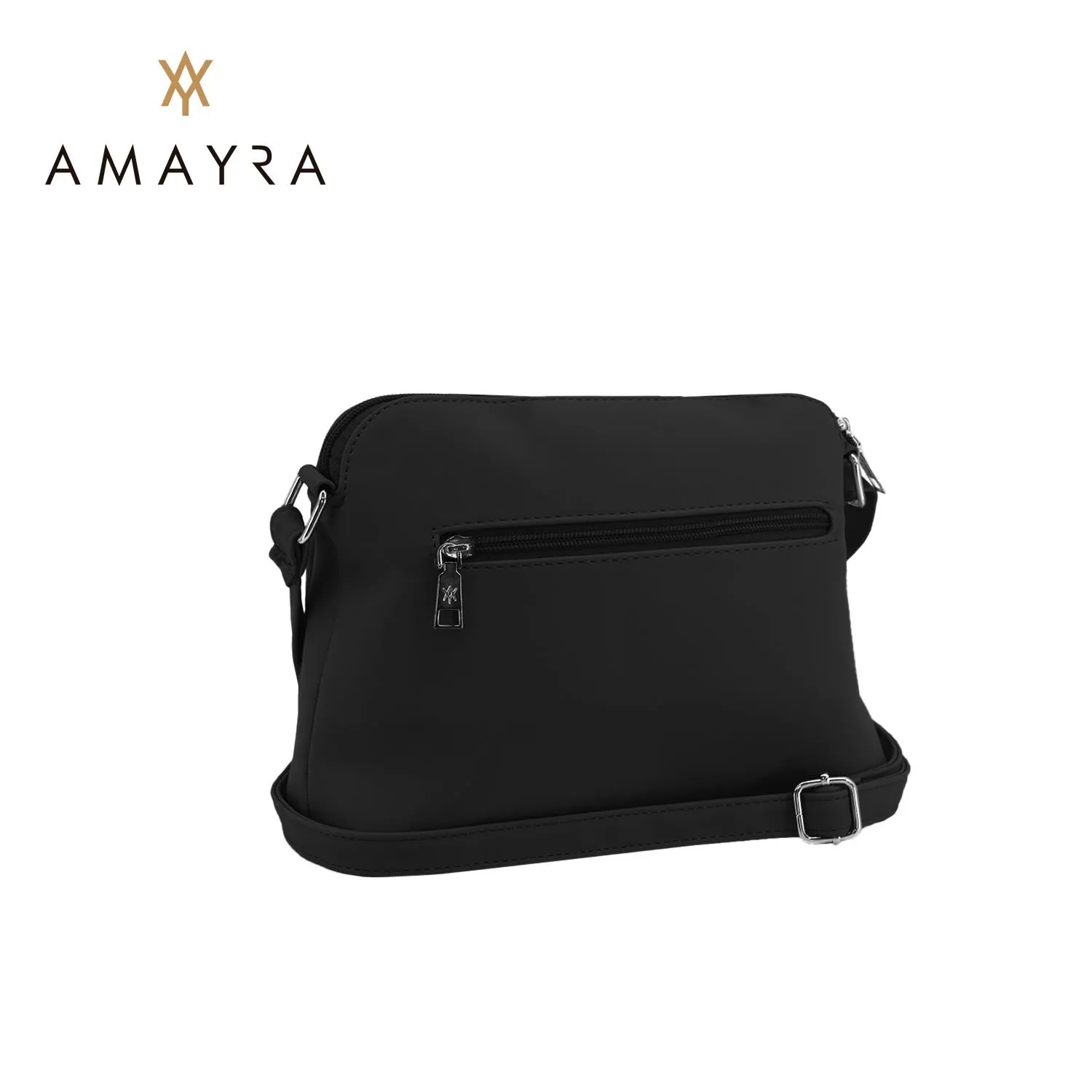 CARTERA MINIBAG AMAYRA NEGRA 19*25*7 C/BOLSILLO DELANT