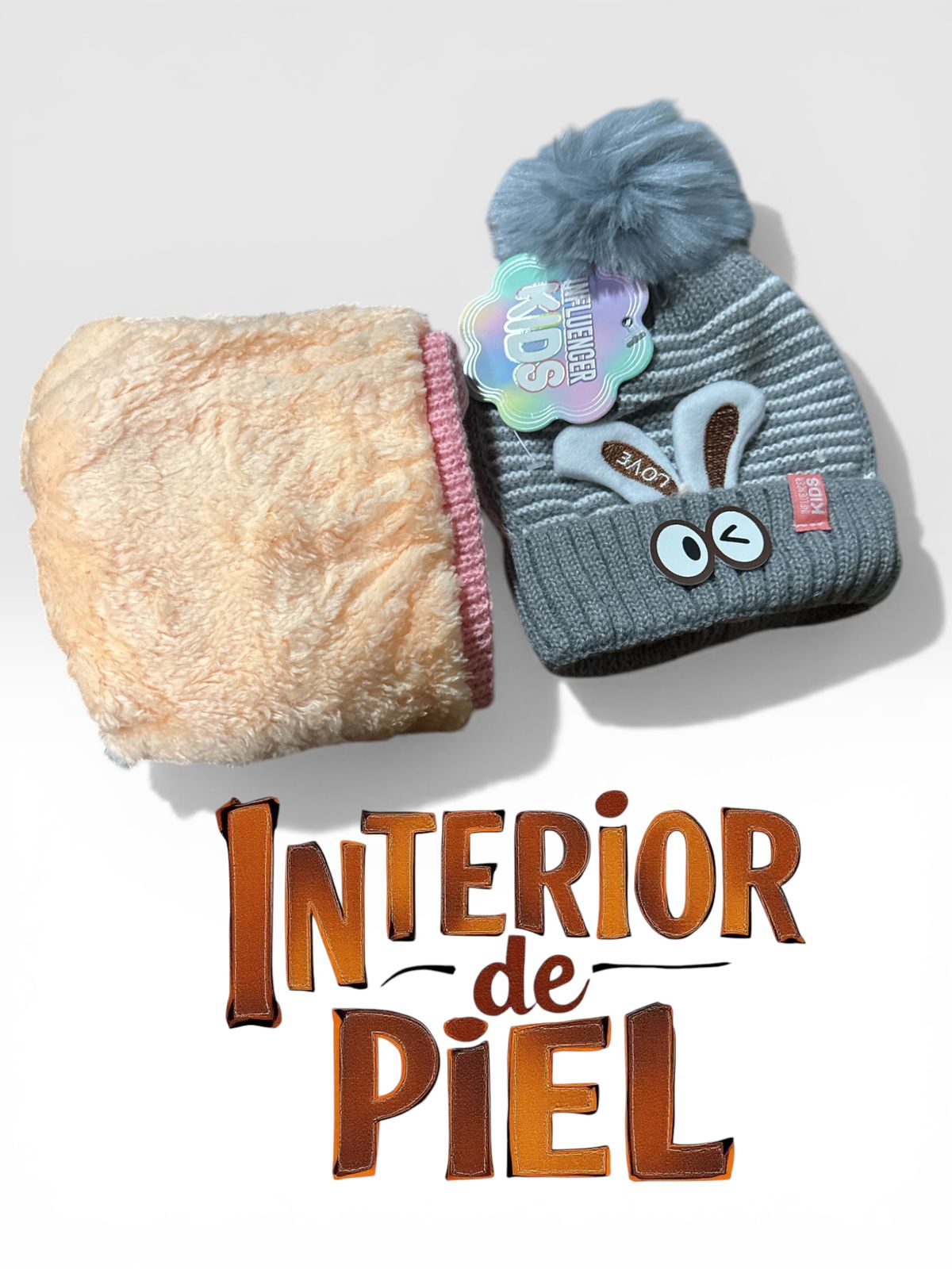 GORRO INFLUENCER C/APLIQUE DE OREJAS- INT PIEL