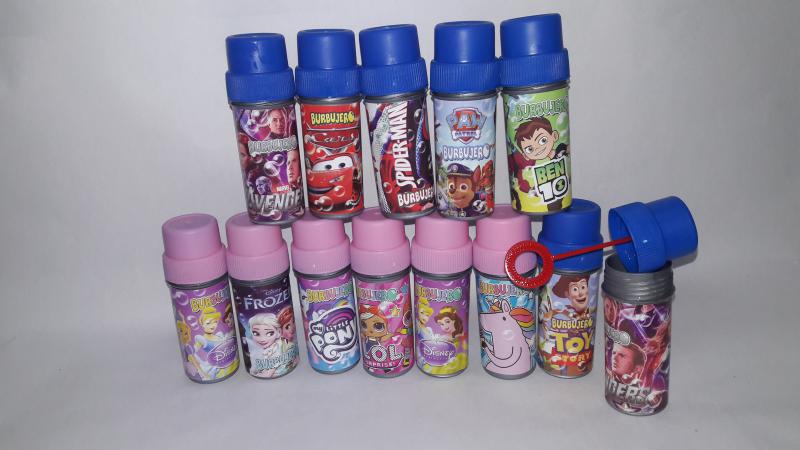 BURBUJERO CHICO PERSONAJE 12CM