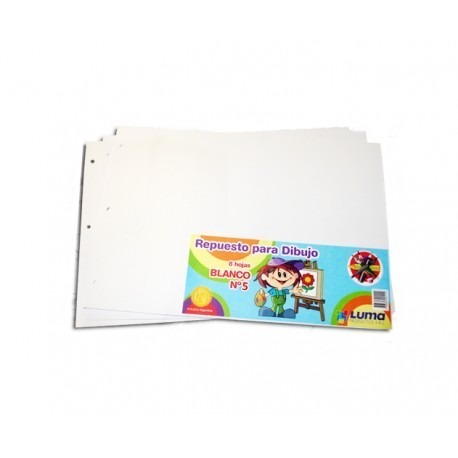 REPUESTO CANSON LUMA Nº 5 X 8 HS