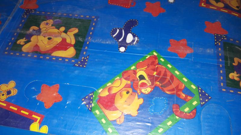 CAJA PARA ARMAR (22*30*12 CHICA) WINNIE POOH AZUL