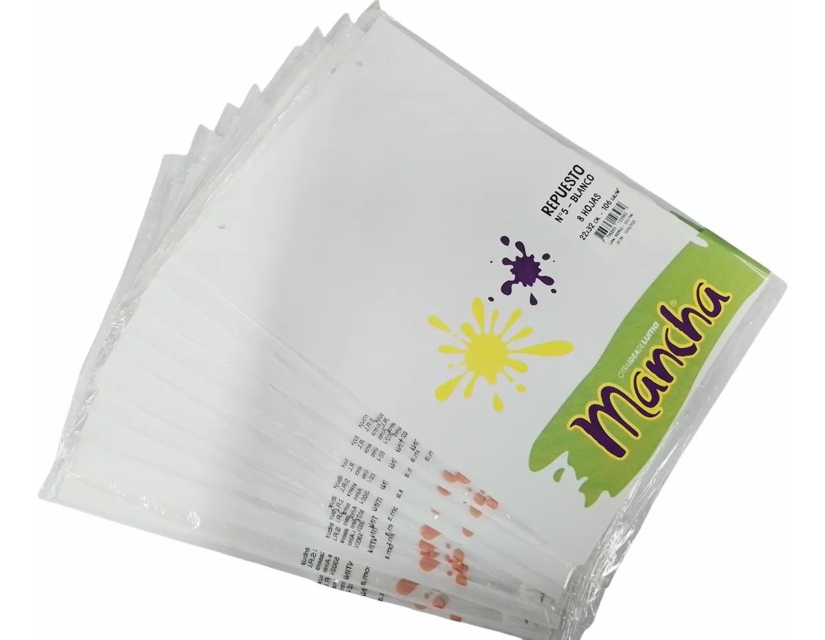 REPUESTO CANSON LUMA MANCHA Nº 5 X 8 HS