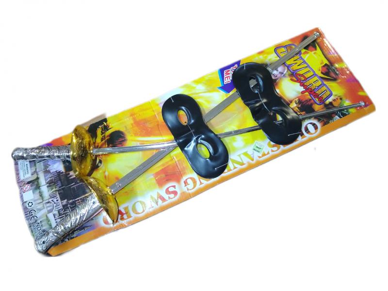 ESPADAS X 2+ 2 ANTIFAZ 60CM