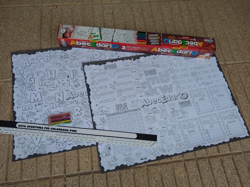 PARA PINTAR Y COLGAR ABECEDARIO