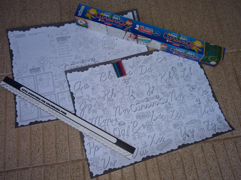 PARA PINTAR Y COLGAR CURSIVA