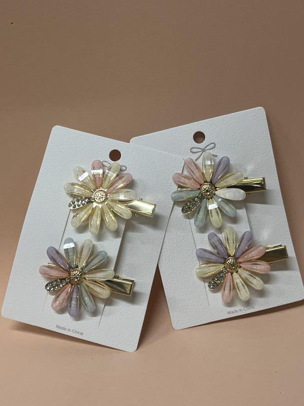 HEBILLA CLIP P/PELO COLORES X 2 UNID * 5CM