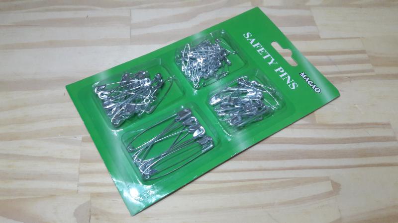 ALFILER DE GANCHO SURTIDO X 100 UNID