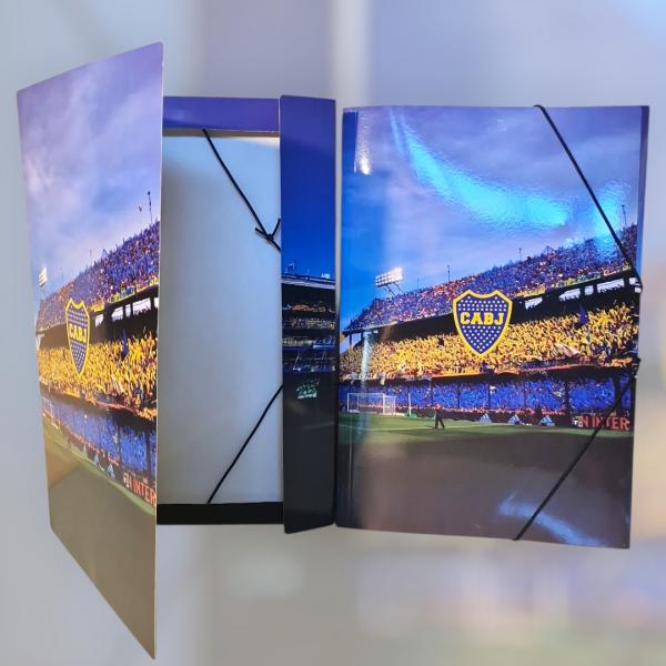 CARPETA 3 SOLAPAS OF C/ELAST BOCA