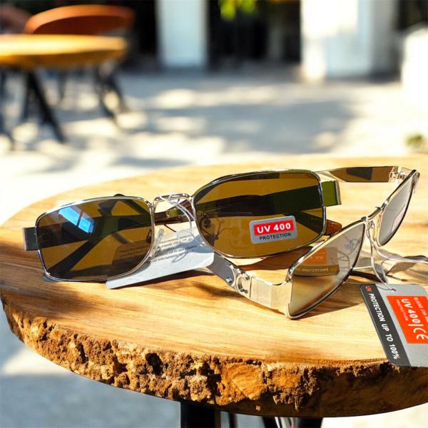 ANTEOJO SOL MARCO METAL C/DETALLE DORADO