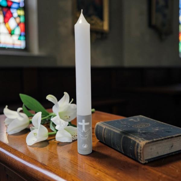 VELA CONFIRMACION 20CM X UNID