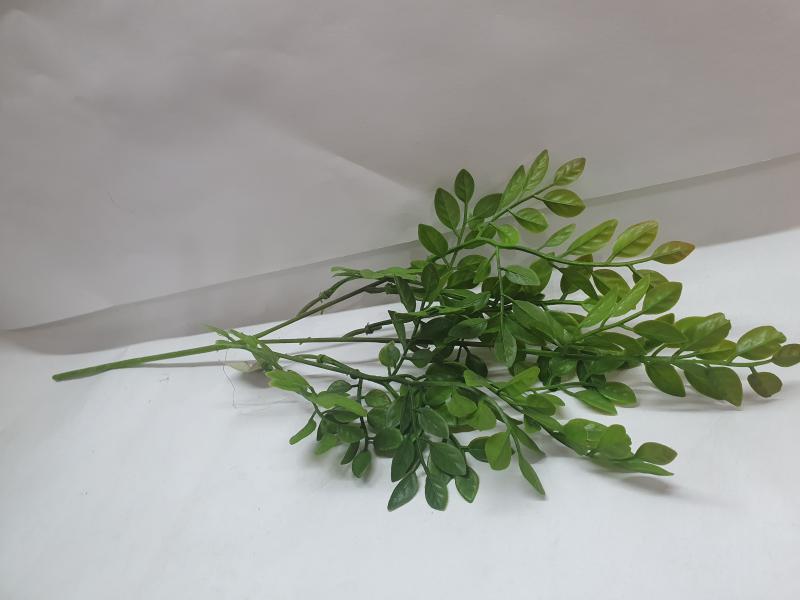 VARA HOJAS VERDE 50CM