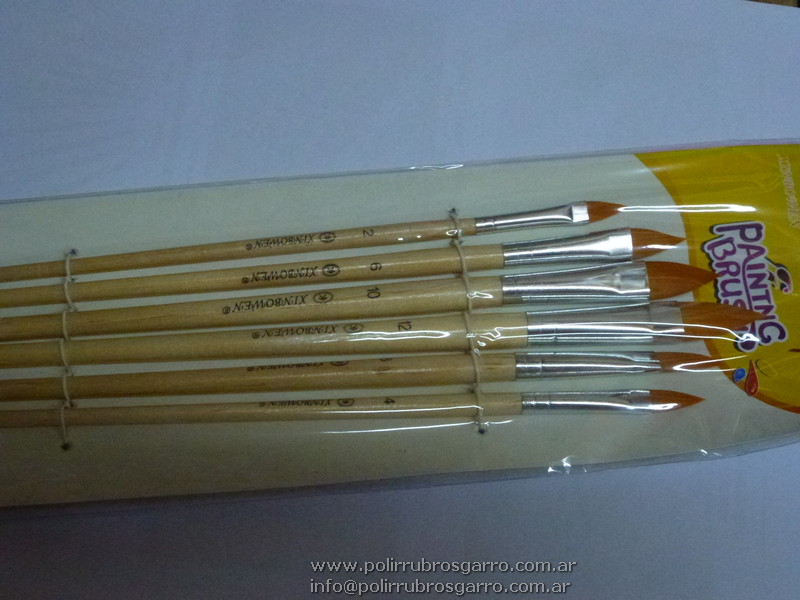 PINCEL ART X 6 PTA TRIANGULAR