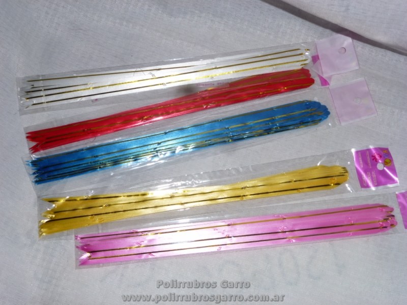 MOÑO CON DORADO Nº1 X 10 - 5 COLORES