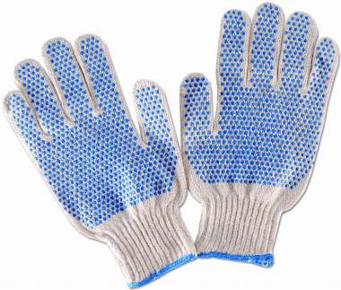 GUANTE MOTEADO BLANCO X PAR