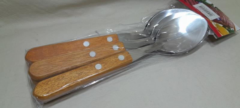 CUCHARA M/MADERA  X 6 UNID