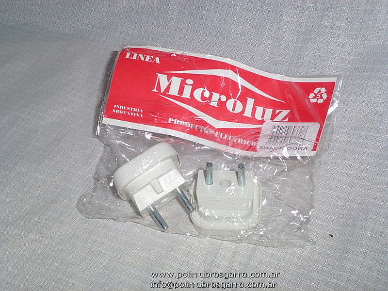 ADAPTADOR X 2 EN BOLSA